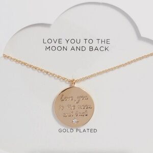 NEW "To the Moon and Back" Estella Bartlett Pendant Necklace